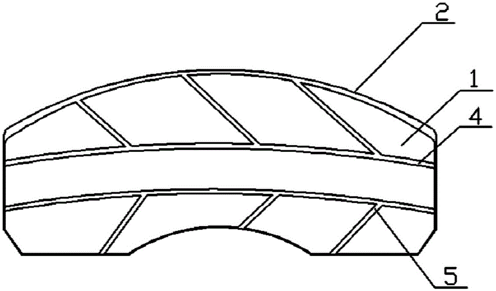 A brake pad for disc brakes