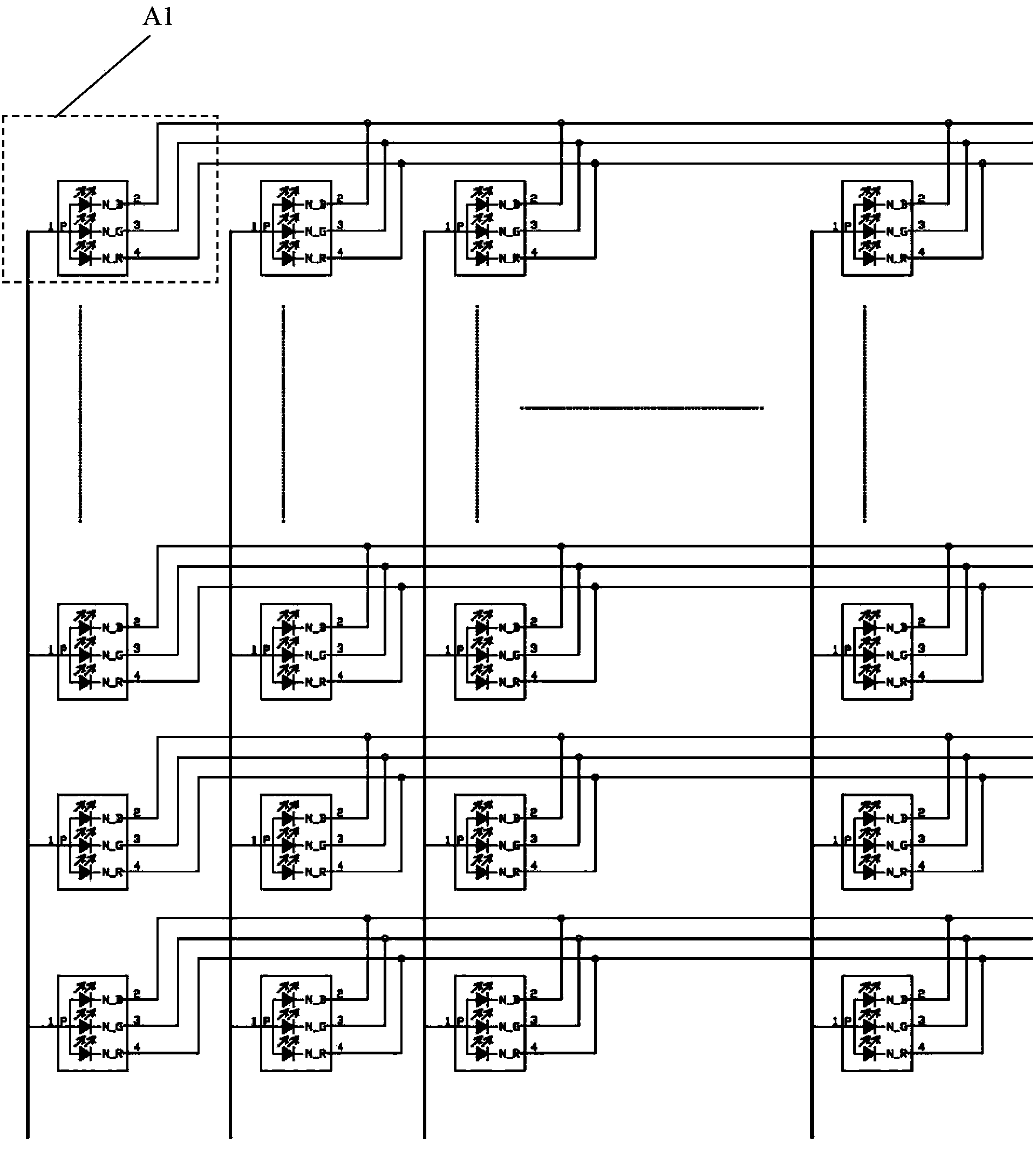 LED display and LED control system