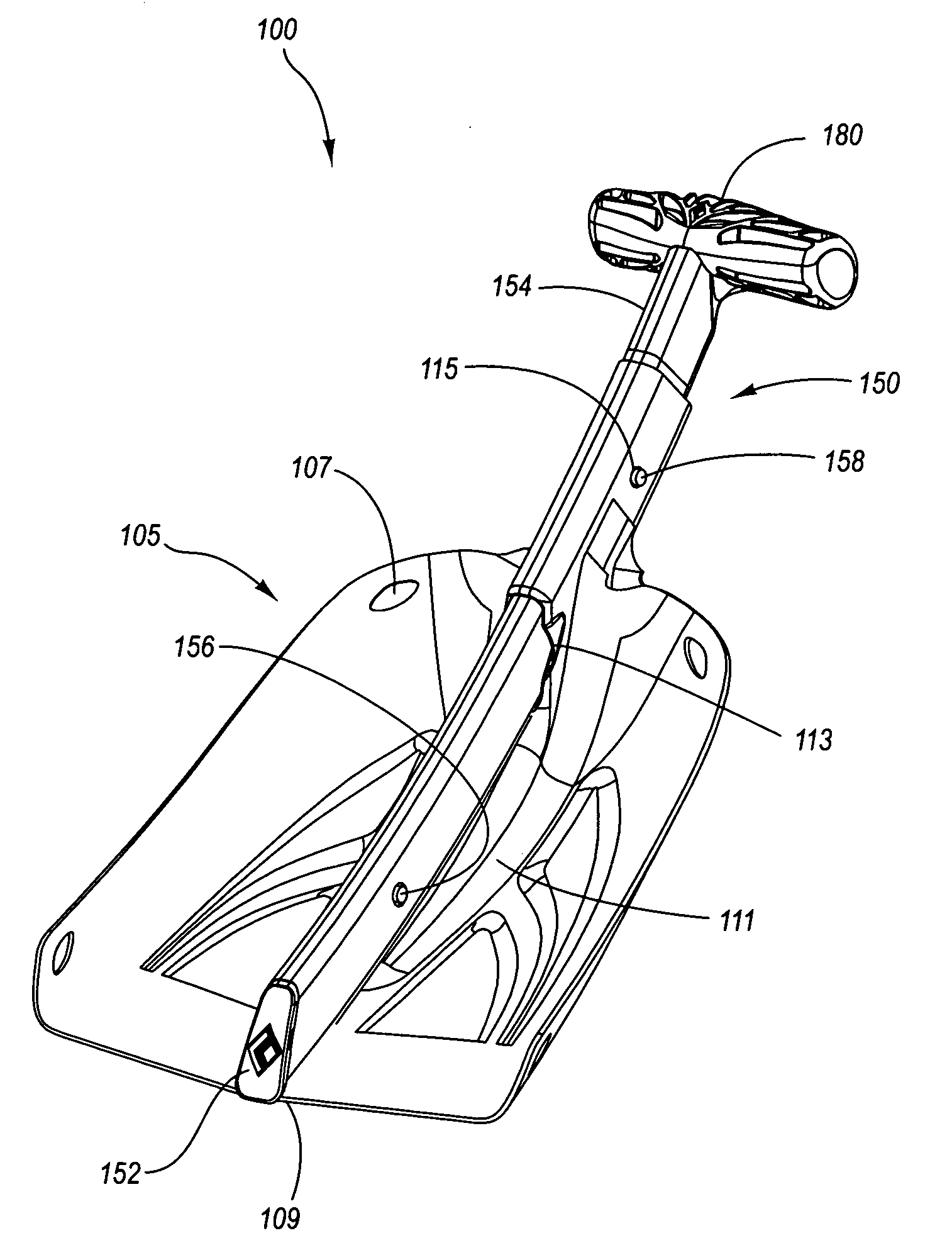 Collapsible shovel