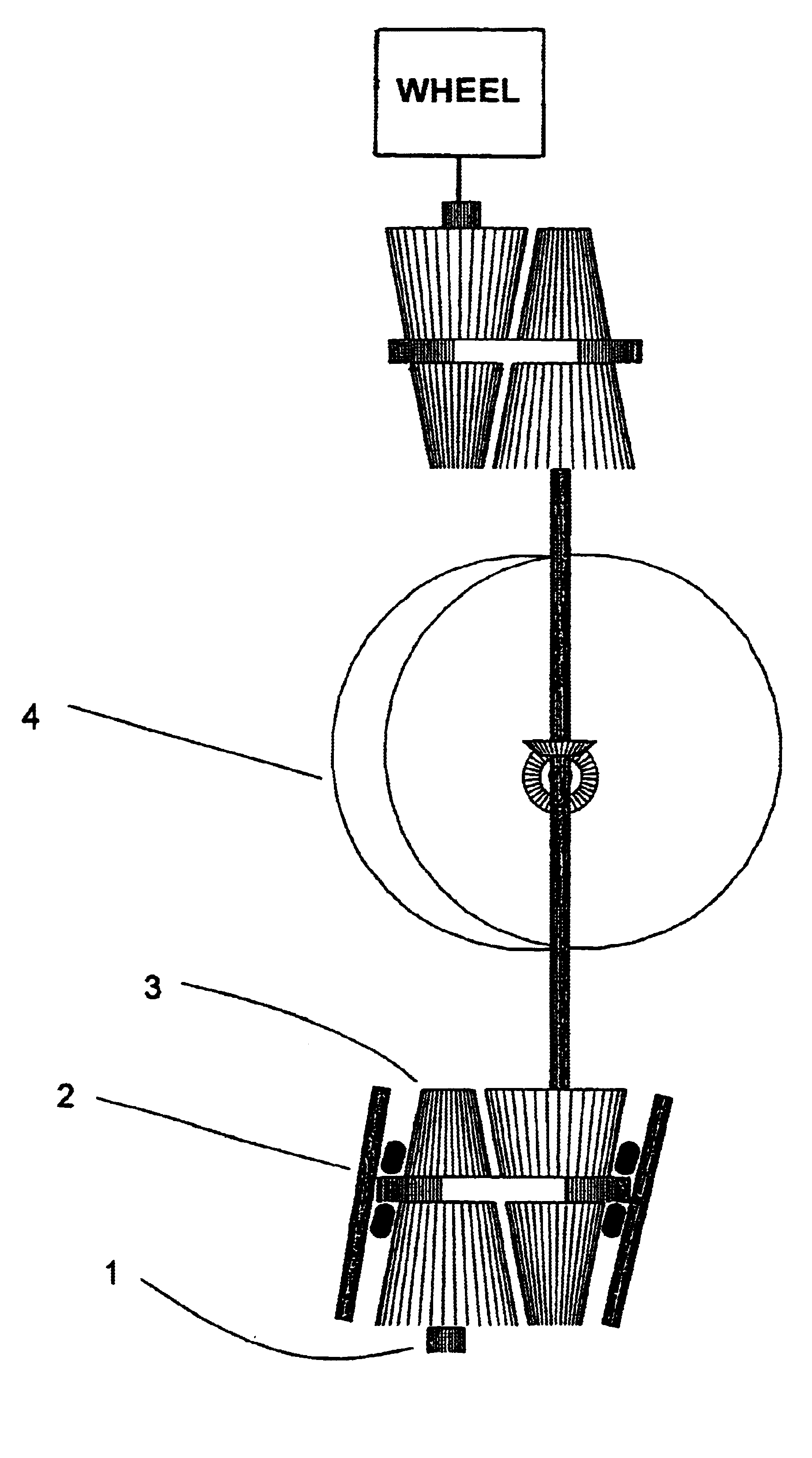 Motor vehicle drivetrain having at least two CNT's and flywheels