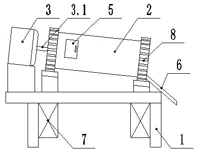 On-board processing device for pandalus borealis