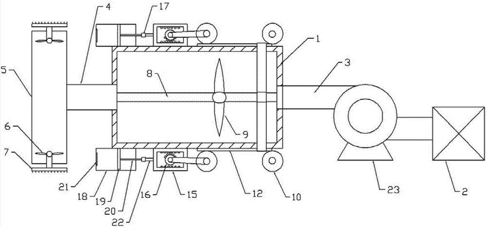 Cleaning device for air conditioner device