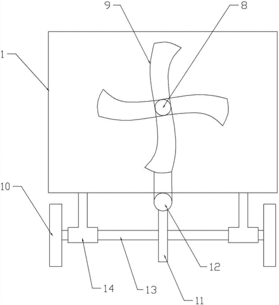 Cleaning device for air conditioner device