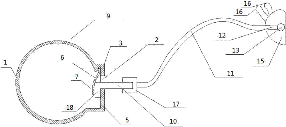 Air supply pipeline for providing breathing air