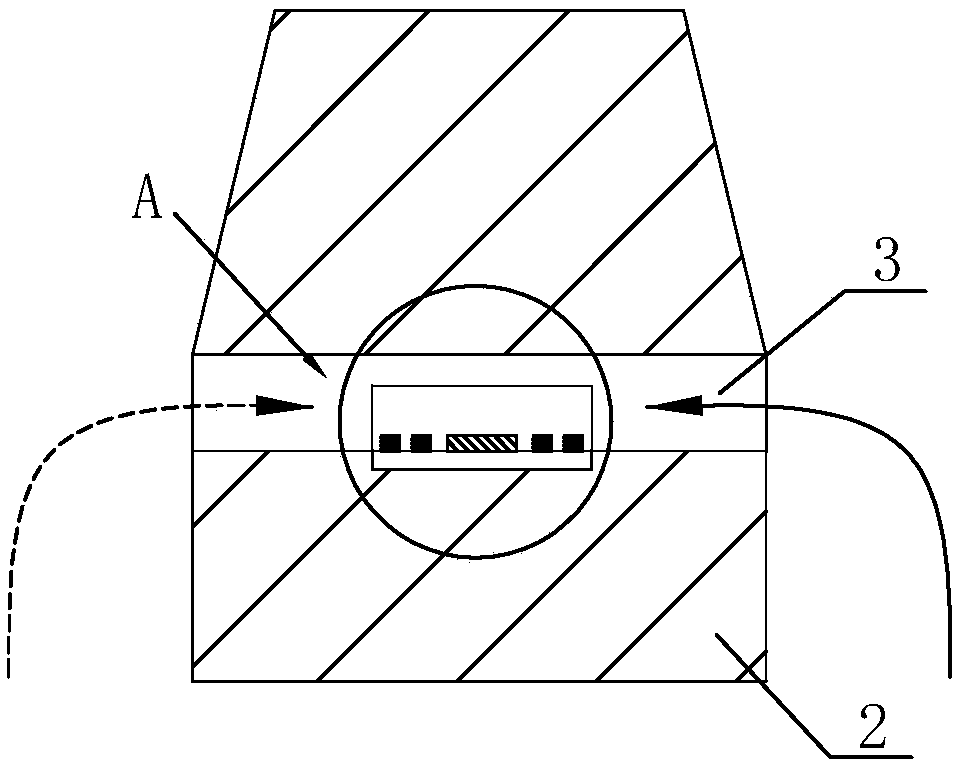 Thermal type vortex shedding flow metering device, flowmeter and flow measurement method of vortex shedding flow metering device