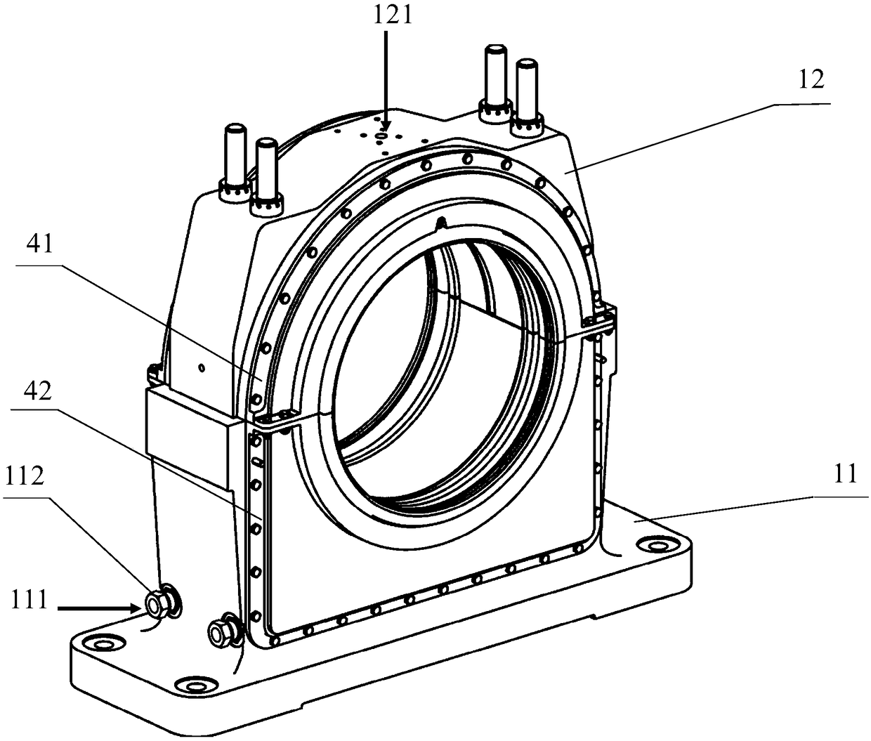 Bearing supporting device