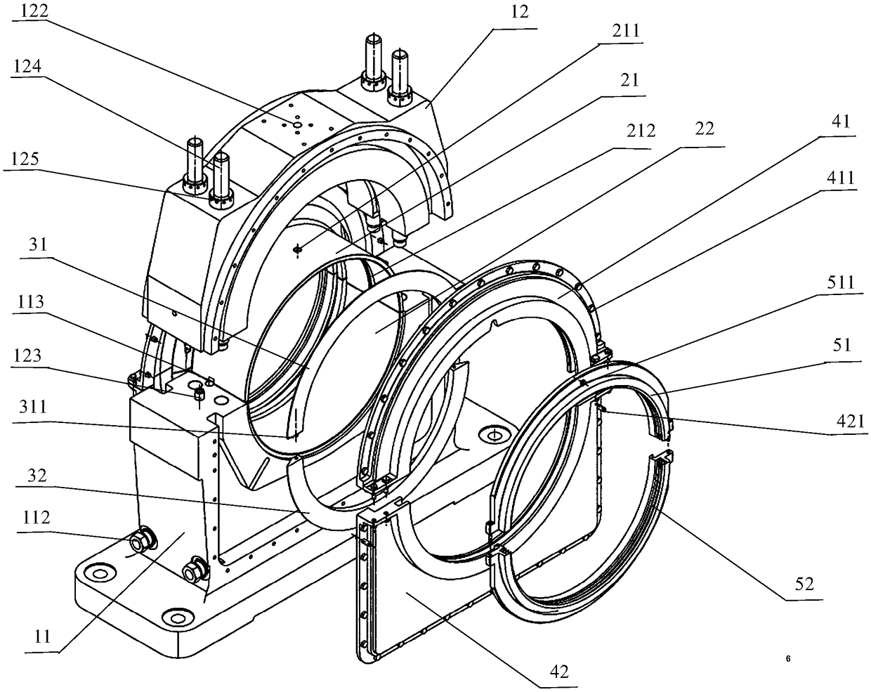 Bearing supporting device