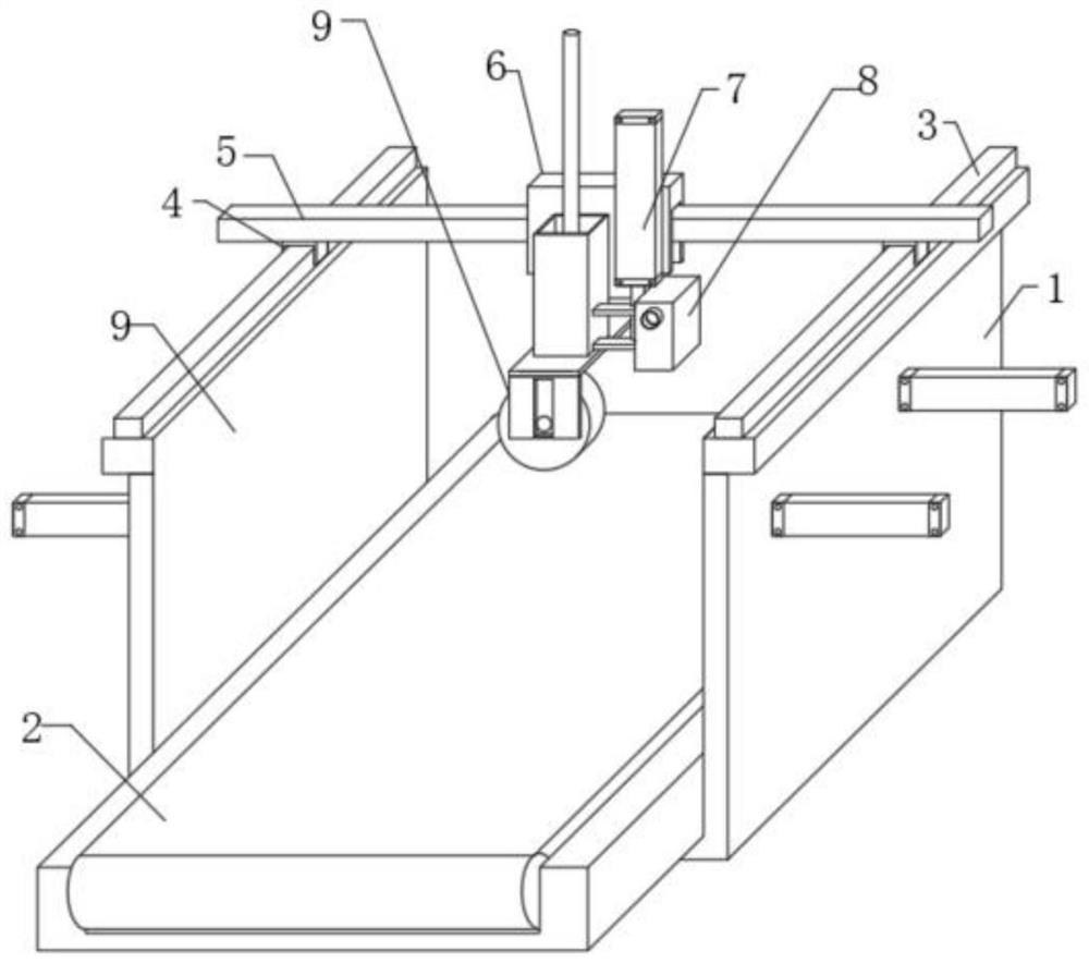 Slitting mechanism for glass wool