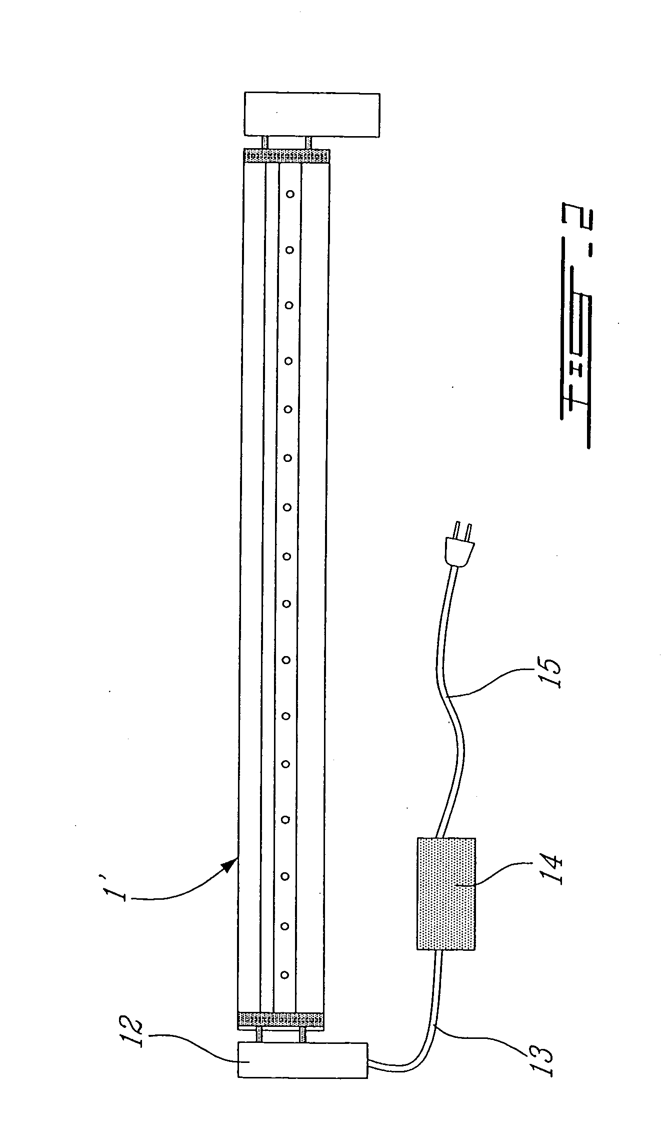 LED lighting device for refrigerated food merchandising display cases