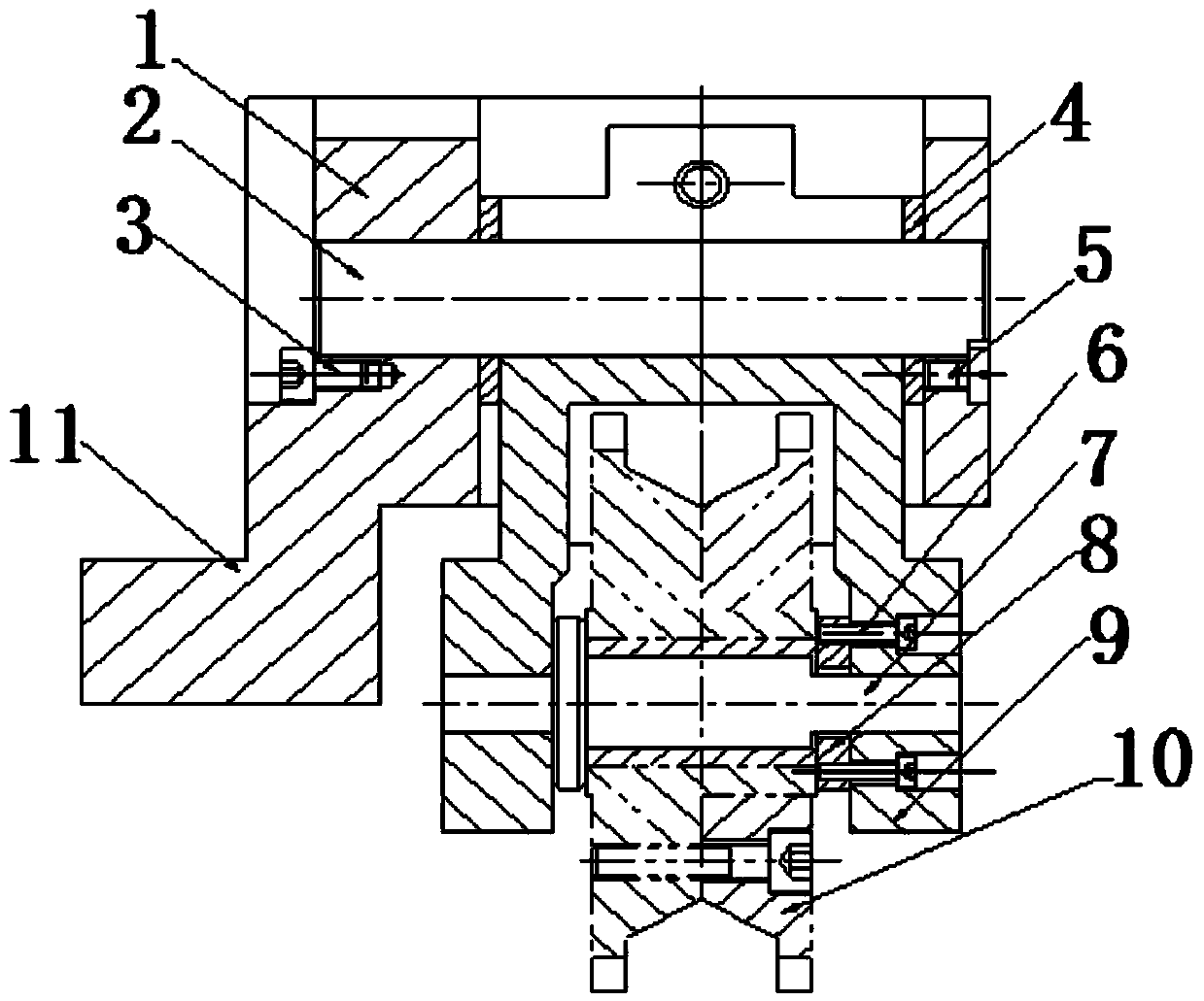 Chamfering knife rest device for lathe