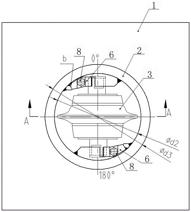 Circular cutter box for two-way exchange of disc hobs