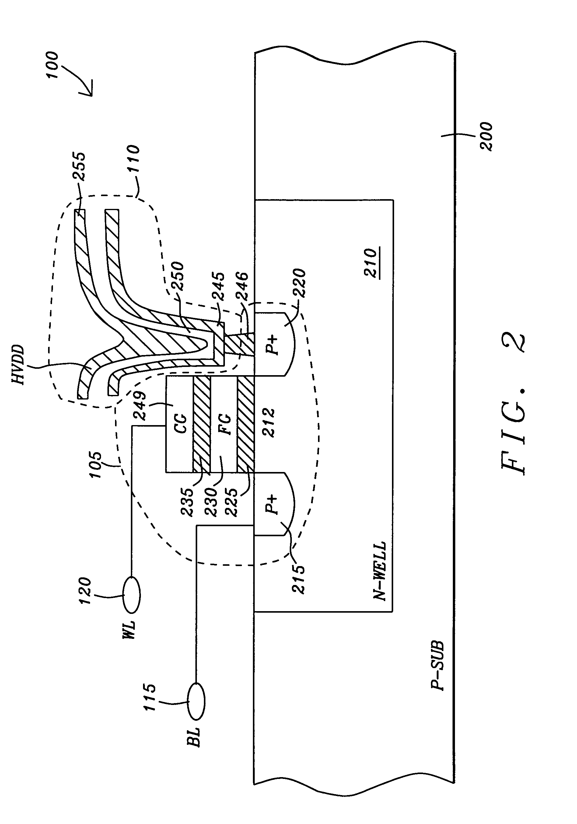 Method and apparatus of operating a non-volatile DRAM