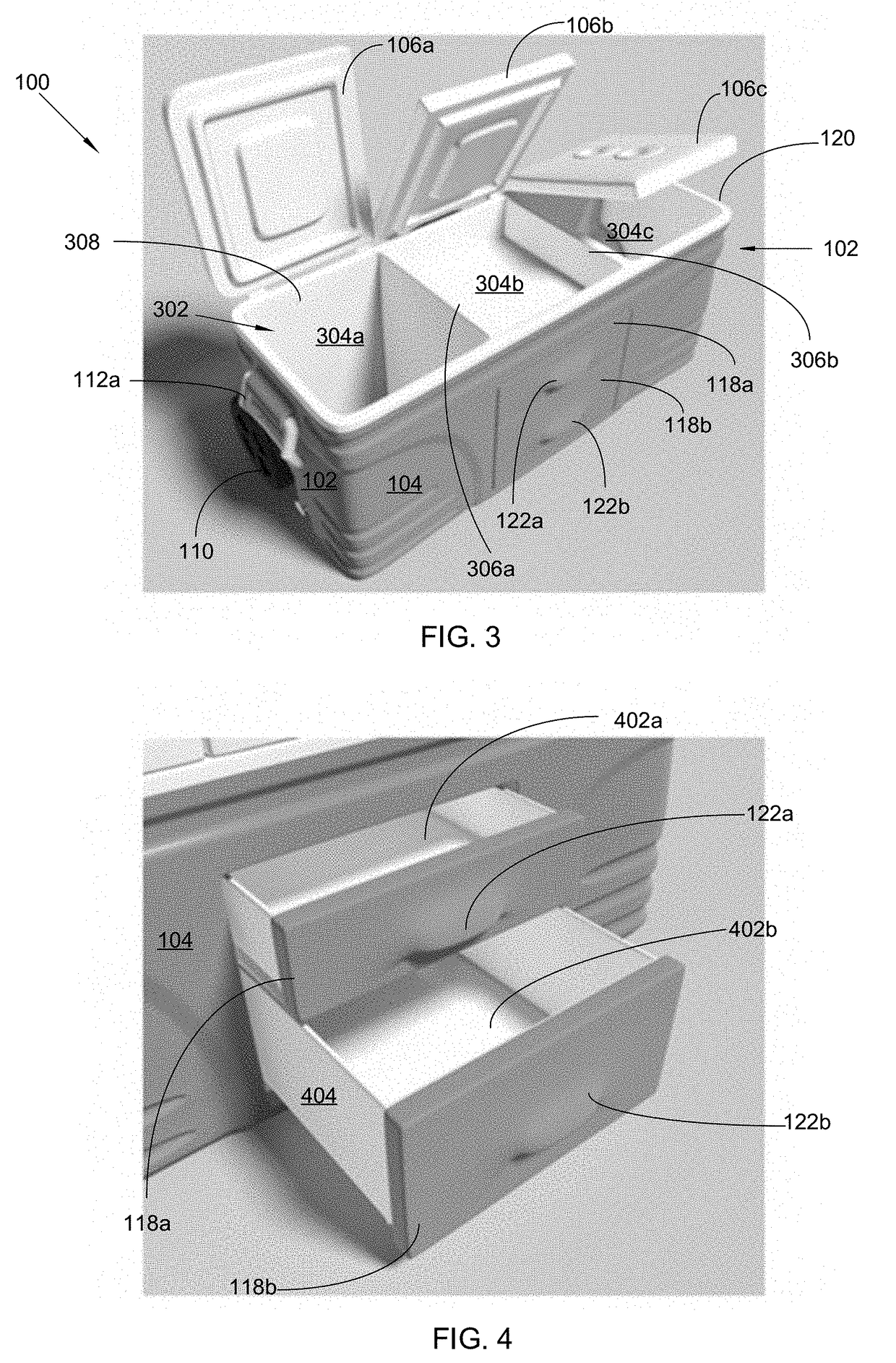 Multiple storage assembly