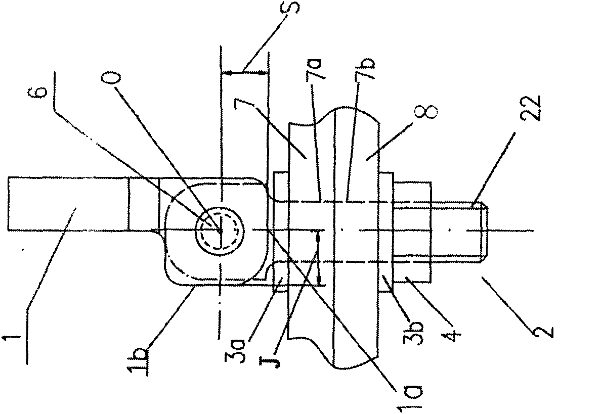 Bolt device being quickly fastened and disassembled