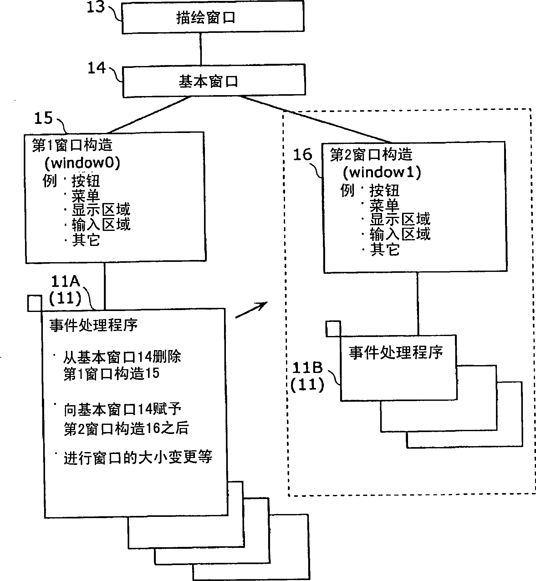 Window display system and window display method