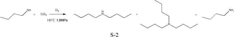 Method for combining tributylamine and used catalyst