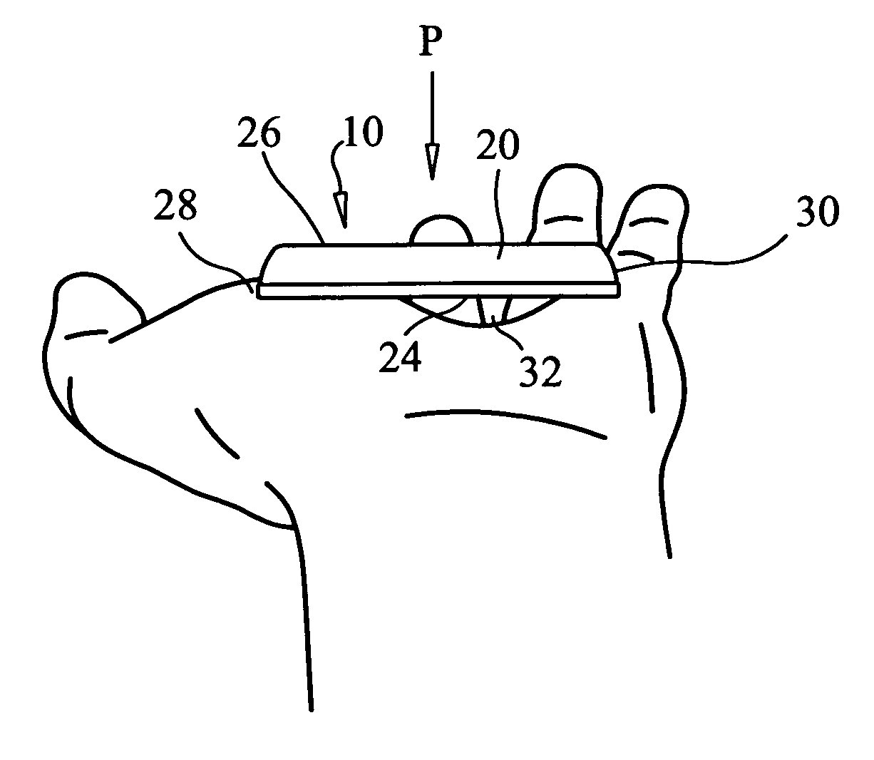 Energy diffusing glove insert