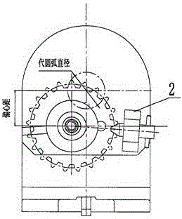 Negative rake angle grinding clamp for slotting cutter