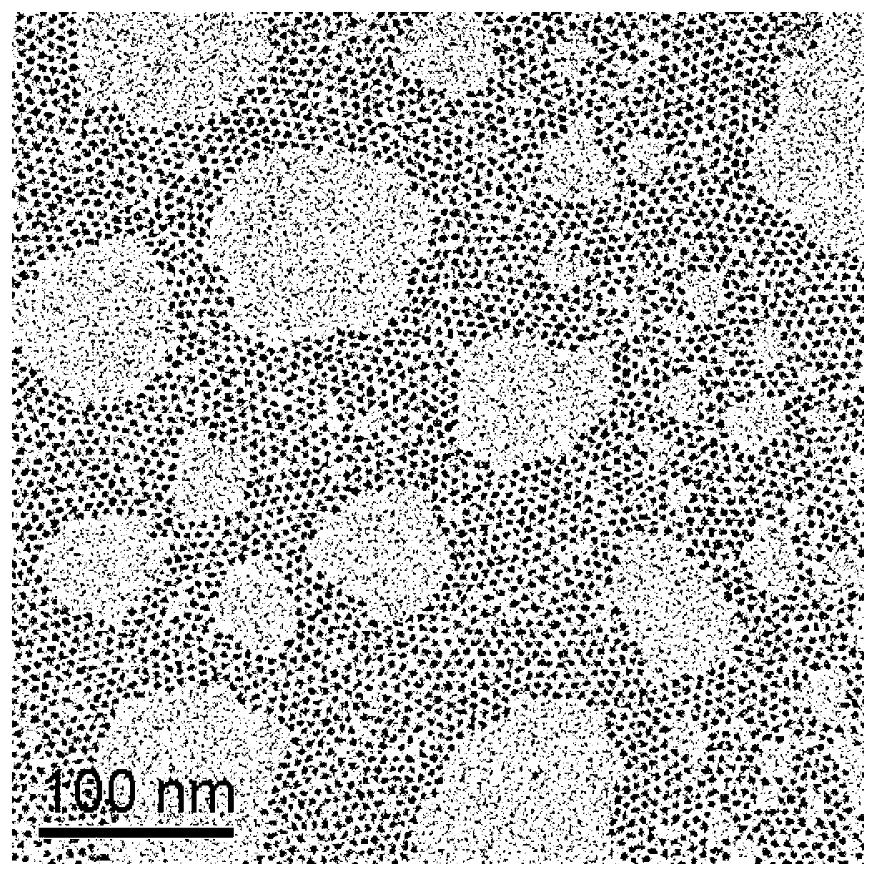 Rare earth-doped alkaline earth metal fluoride nano material, and preparation method and application thereof