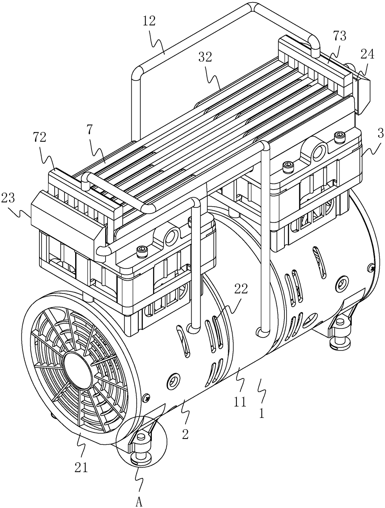 Air compressor head