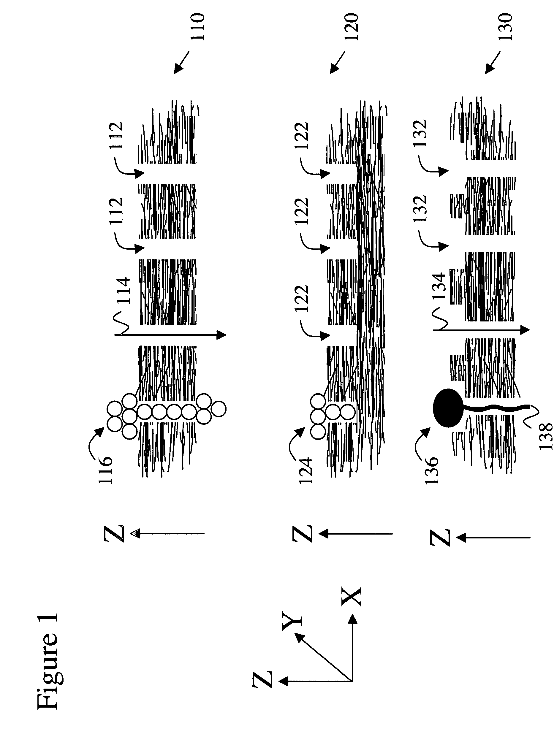 Nanotube mat with an array of conduits for biological cells