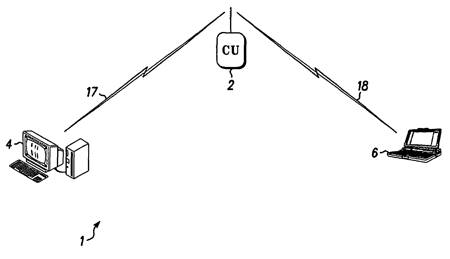 Controlling power supply between a voltage generator, a load and a rechargeable battery