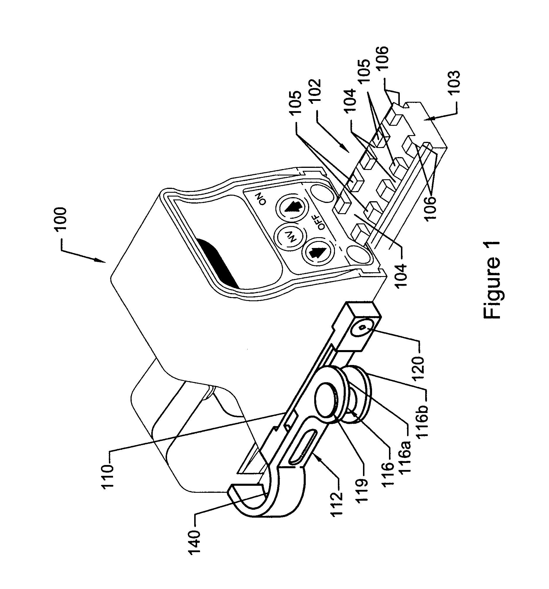 Apparatus and method for coupling an auxiliary device with a male dovetail rail