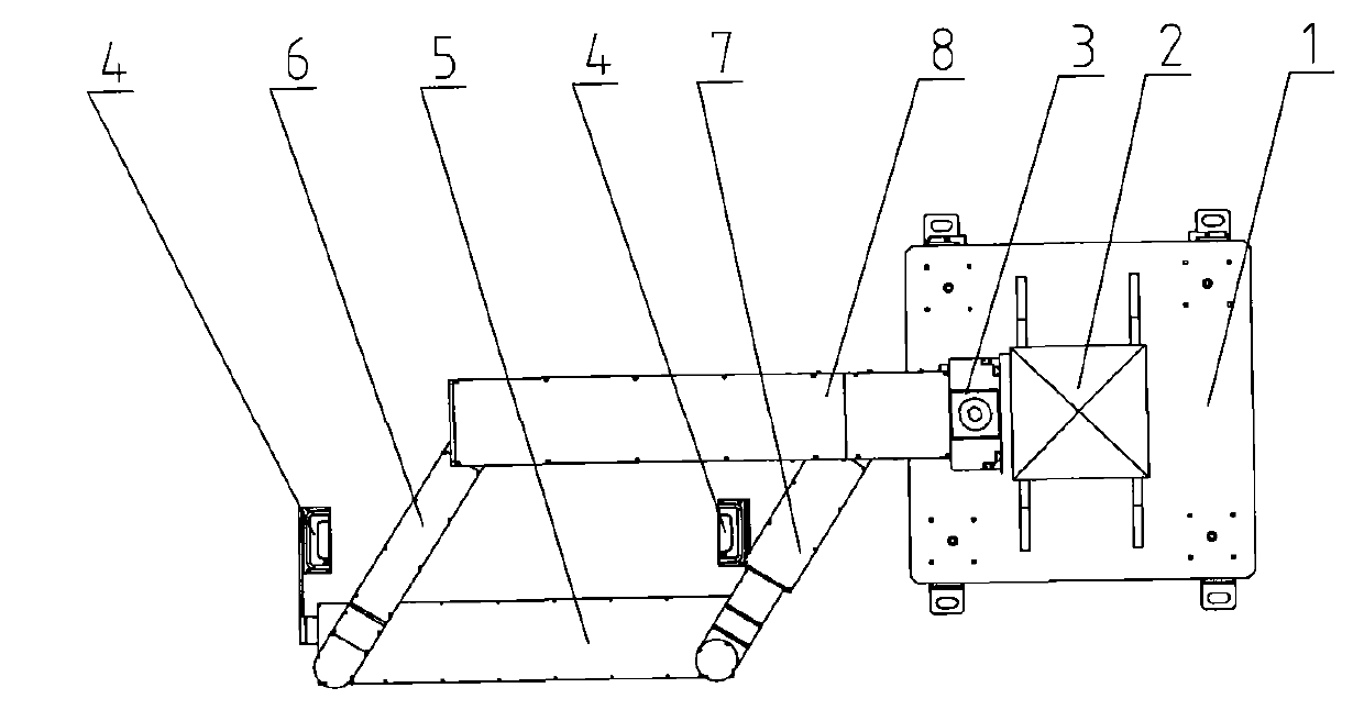 Automatic transmission device for reshipping quartz boat