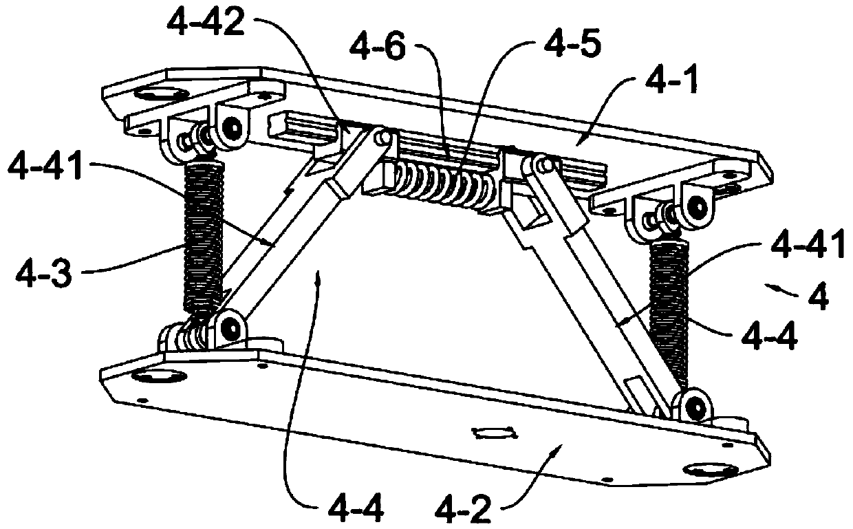 Outdoor patrol robot with damping device