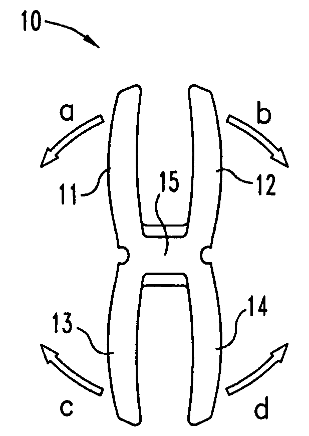 Interspinous spacer