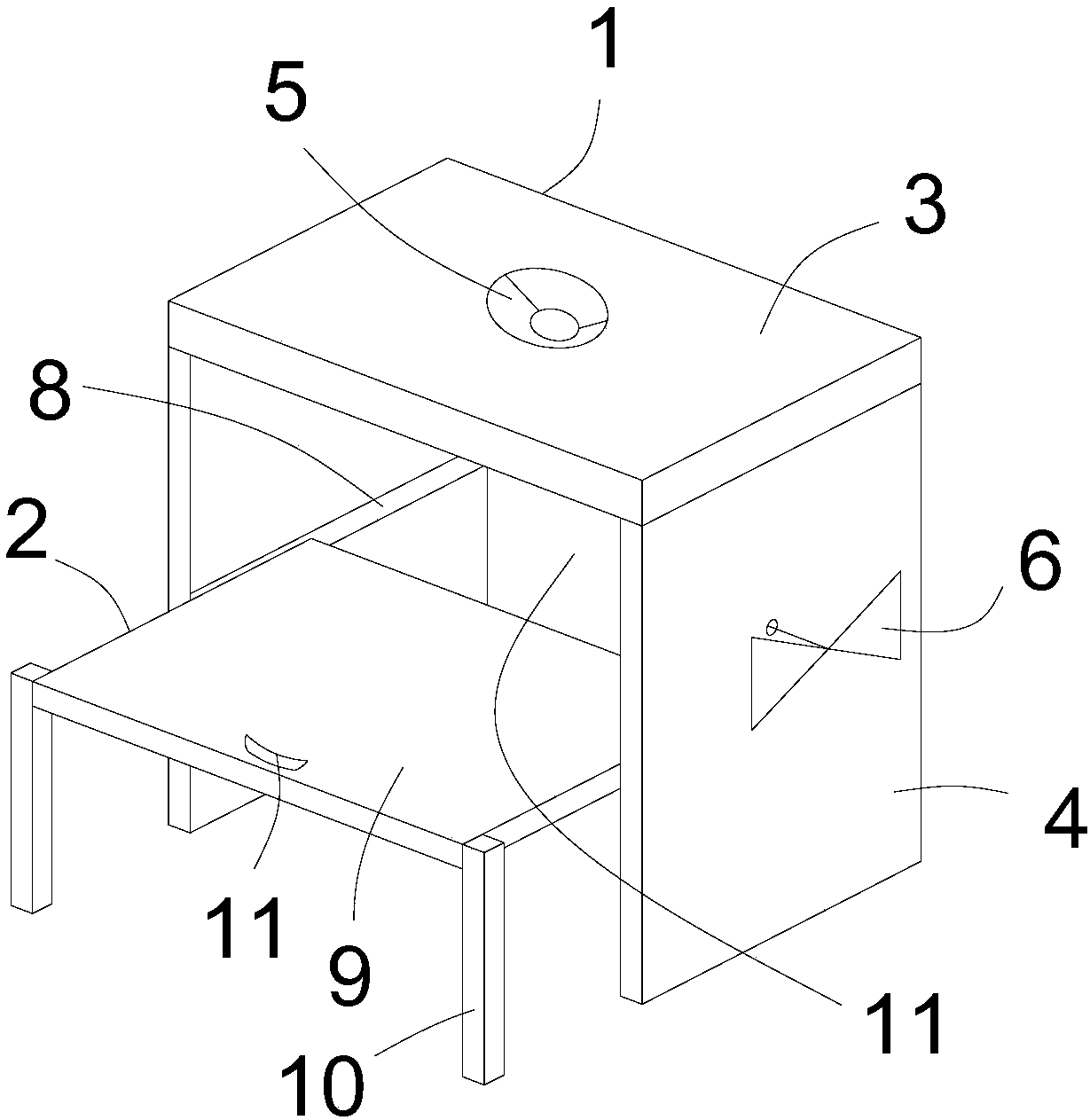 Foot stool capable of saving occupation space for breastfeeding