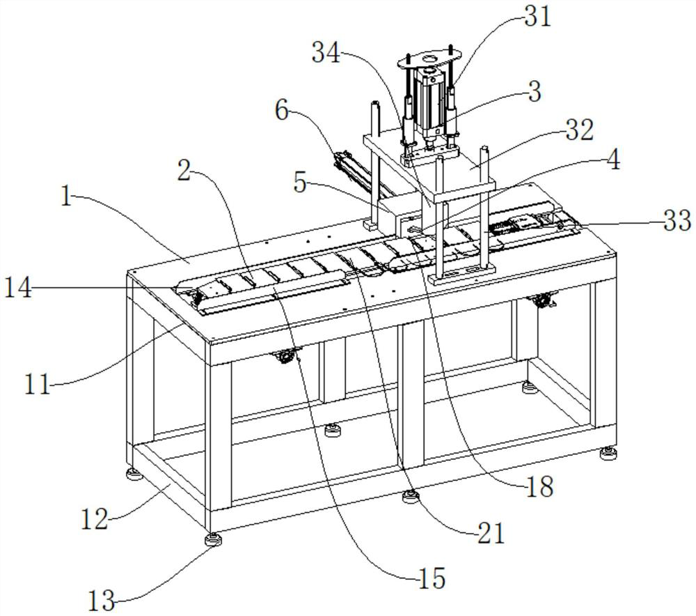 Piece inserting device for mask processing and using method for piece inserting device