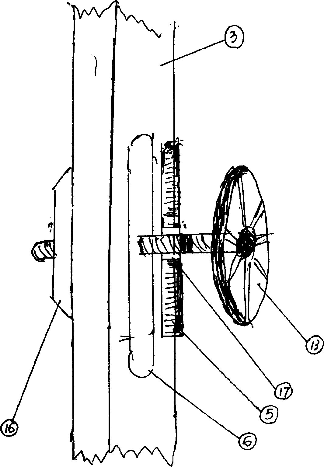 Vertical lumbar vertebra tractor