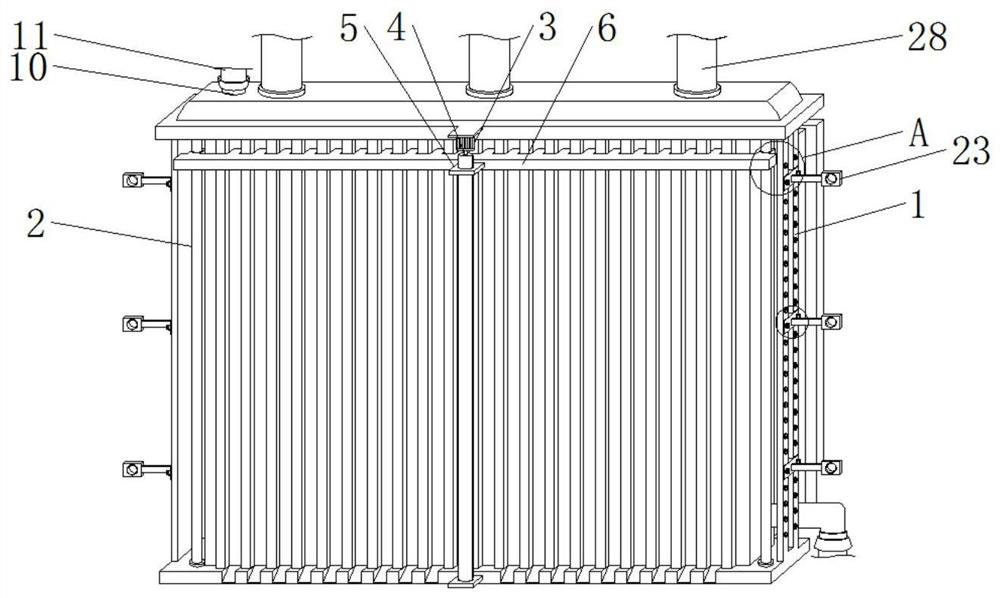 Efficient energy-saving automobile radiator