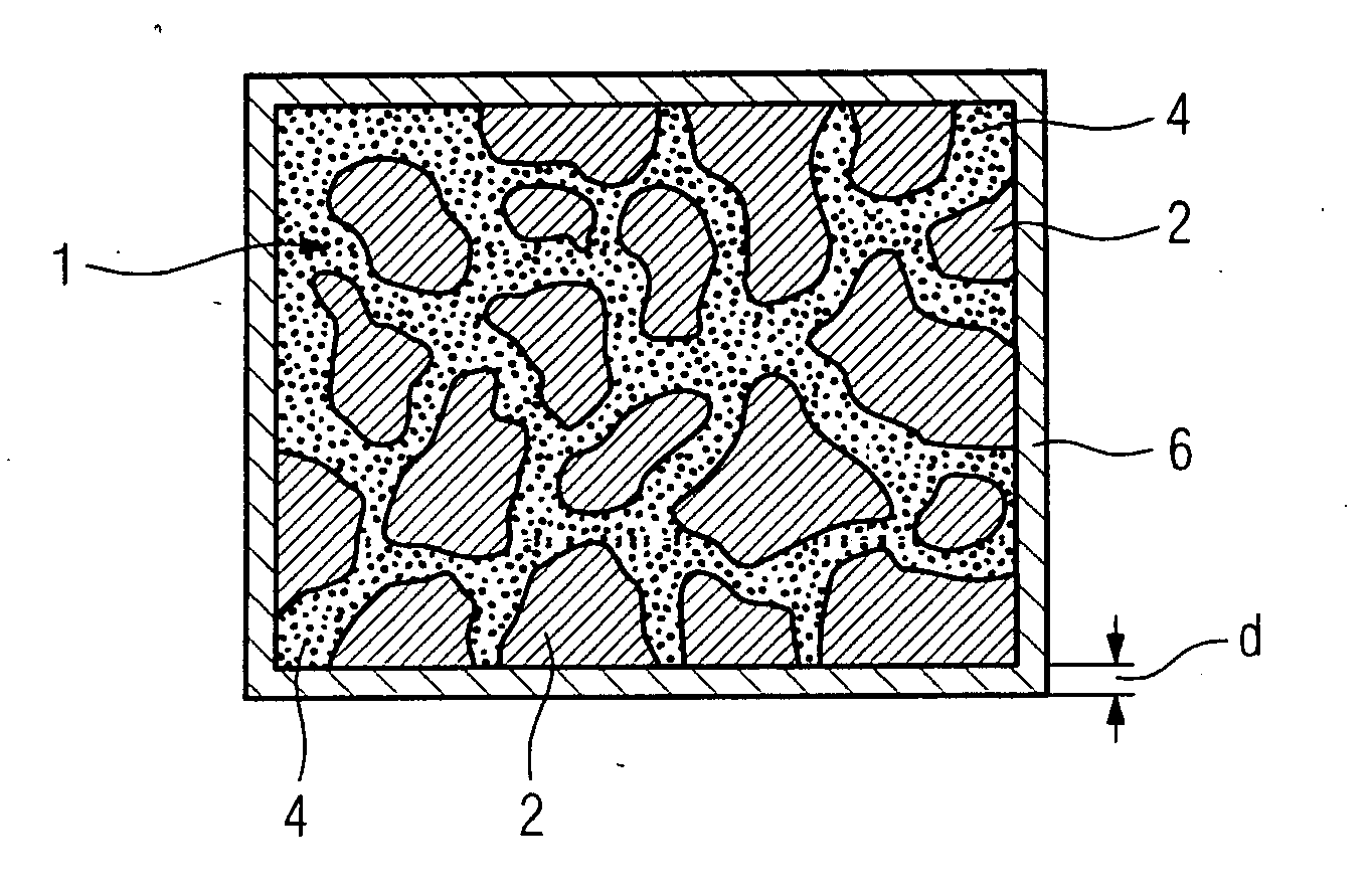 High-temperature component for a turbomachine, and a turbomachine