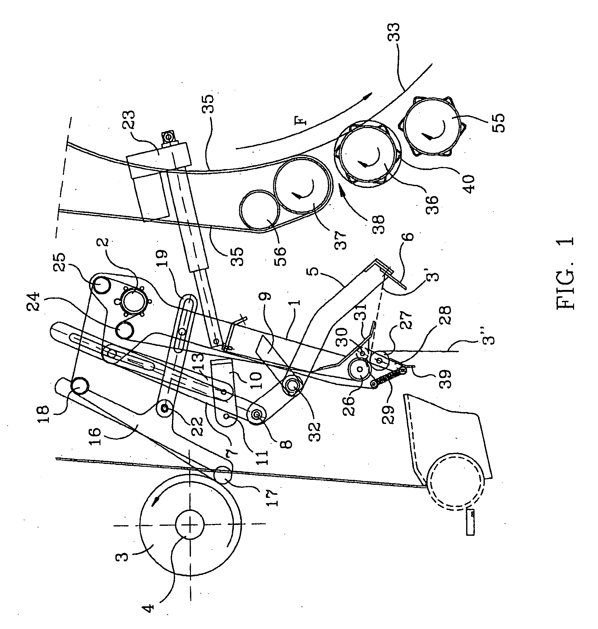 Device for wrapping a bale of pasture or the like