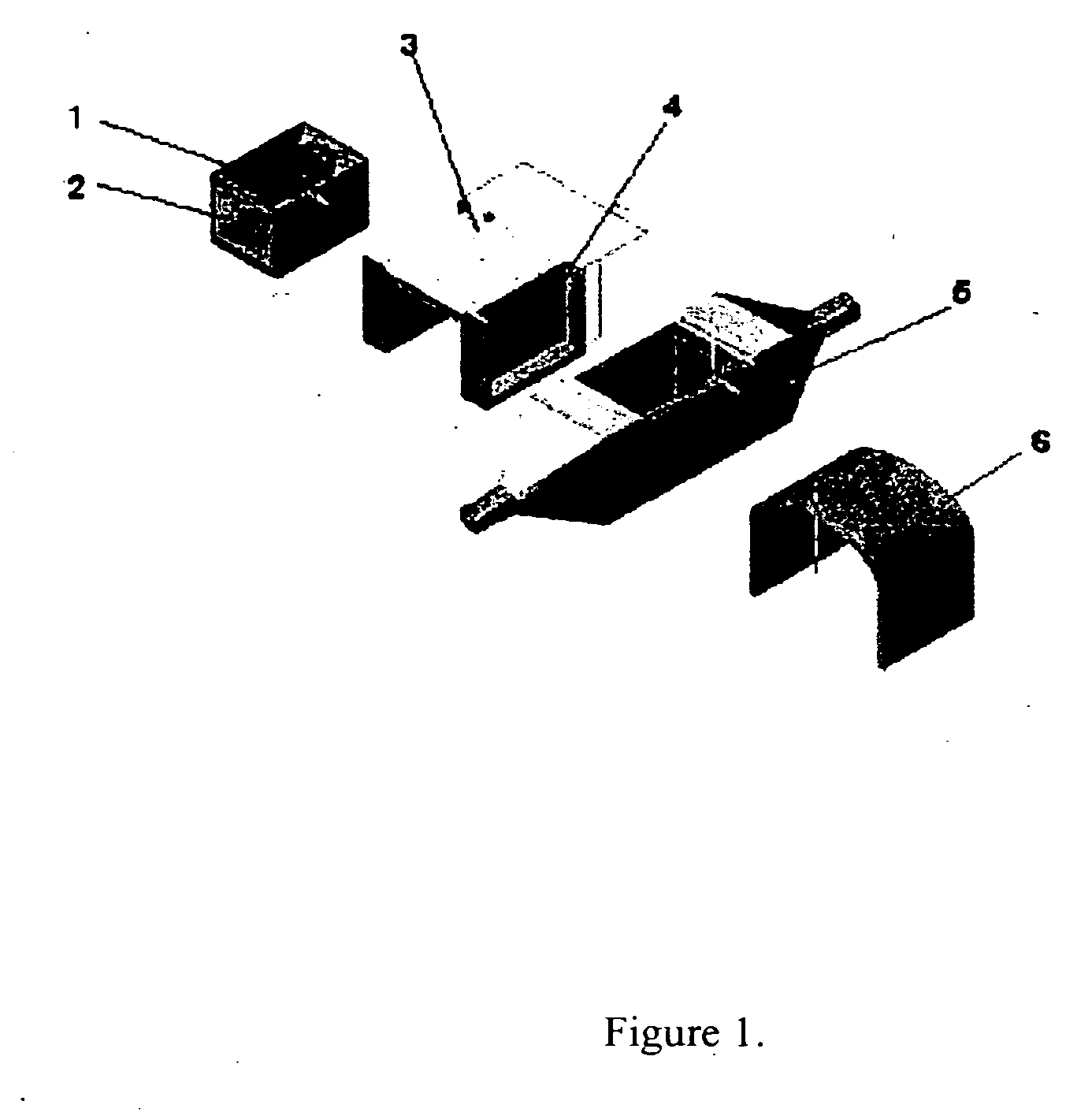 Device for the immobilization of nano- and micro-sized particles in a solid-fluid contact vessel facilitating mass-momentum, and heat-transport at the solid-fluid interfaces