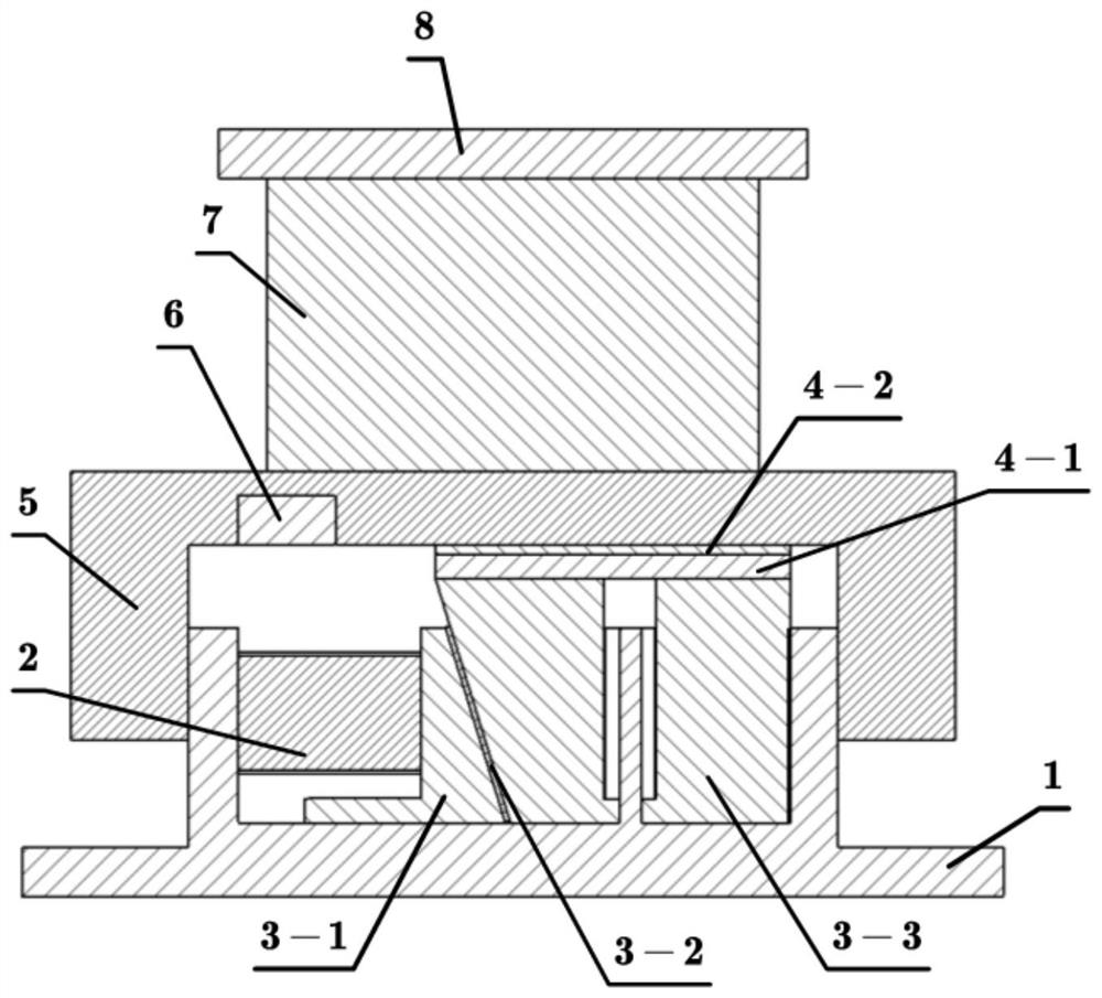 Active and passive vibration reduction device based on piezoelectric ceramics and six-degree-of-freedom vibration reduction system