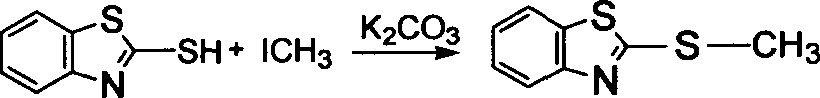 Solid phase synthesis process of thiazde orange cyanine dye