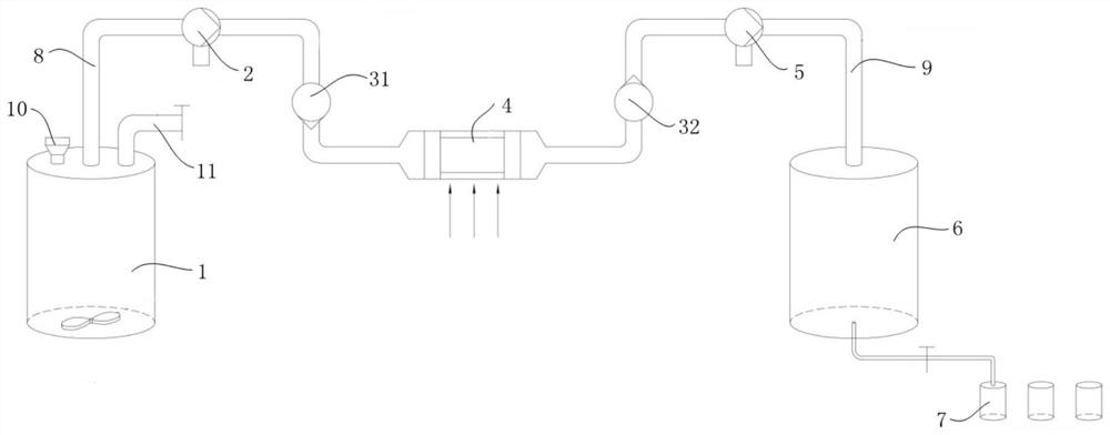 Spore physical wall breaking device and method based on laser light energy