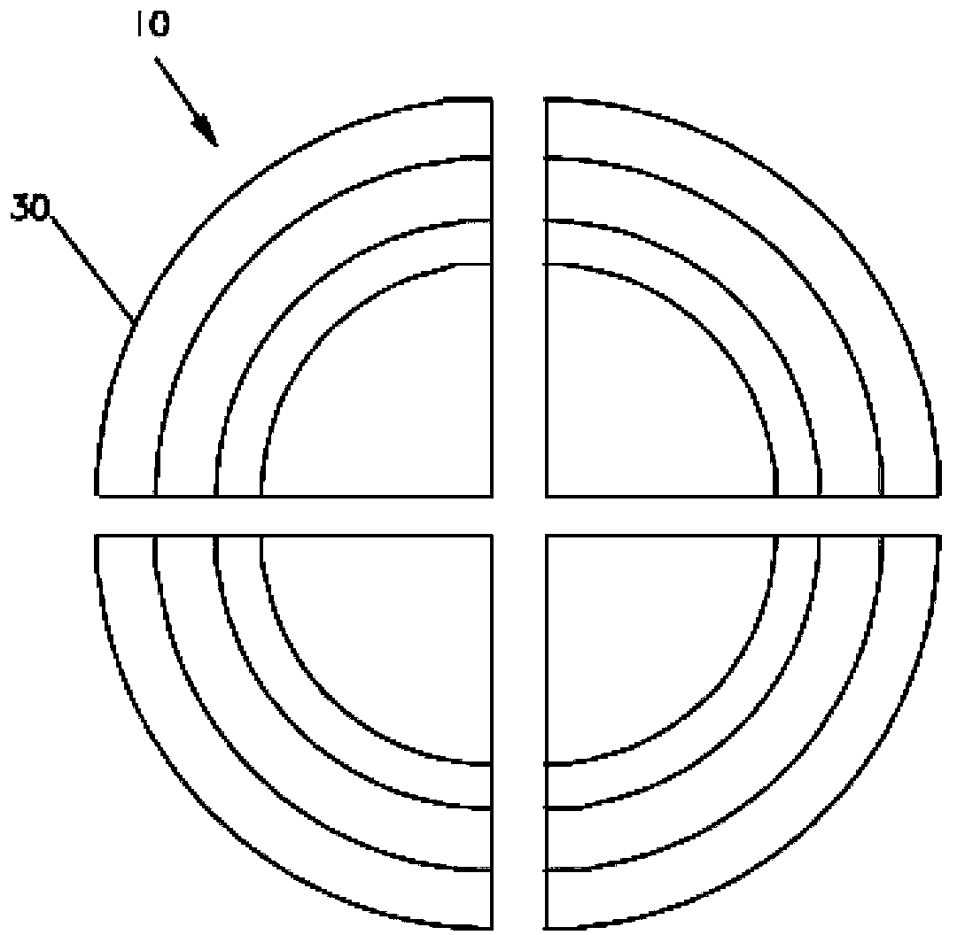 Sampling method for testing quality of tube plate forged piece of reactor vapor generator