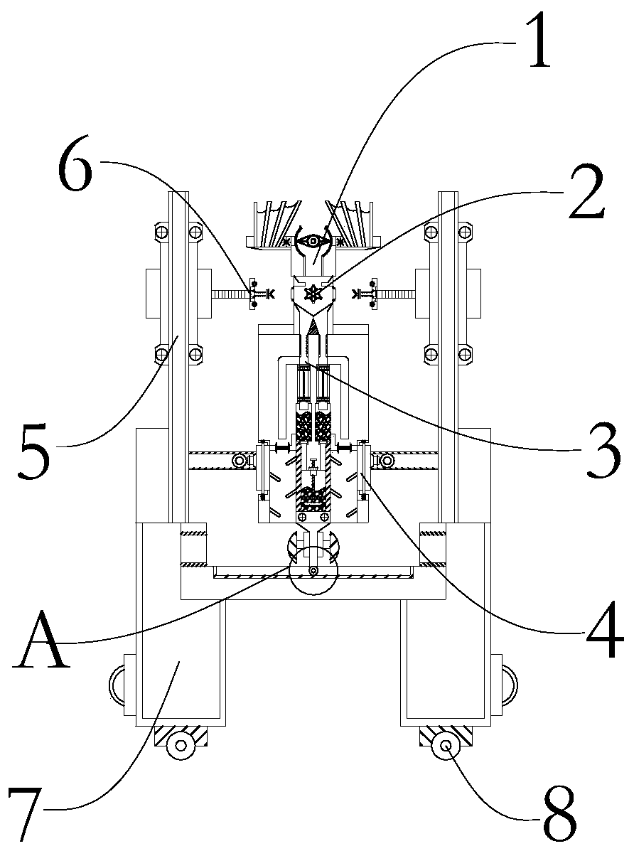 Precooling stone fruit picking device with screening function