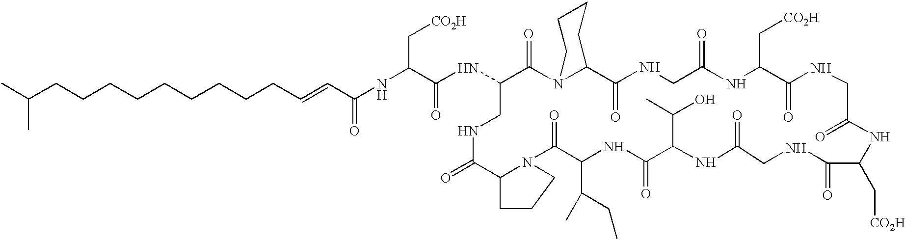 Derivatives of laspartomycin and preparation and use thereof