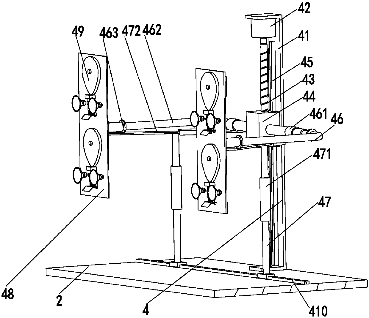 Wall surface clearing robot special for building decoration material cement fiber boards