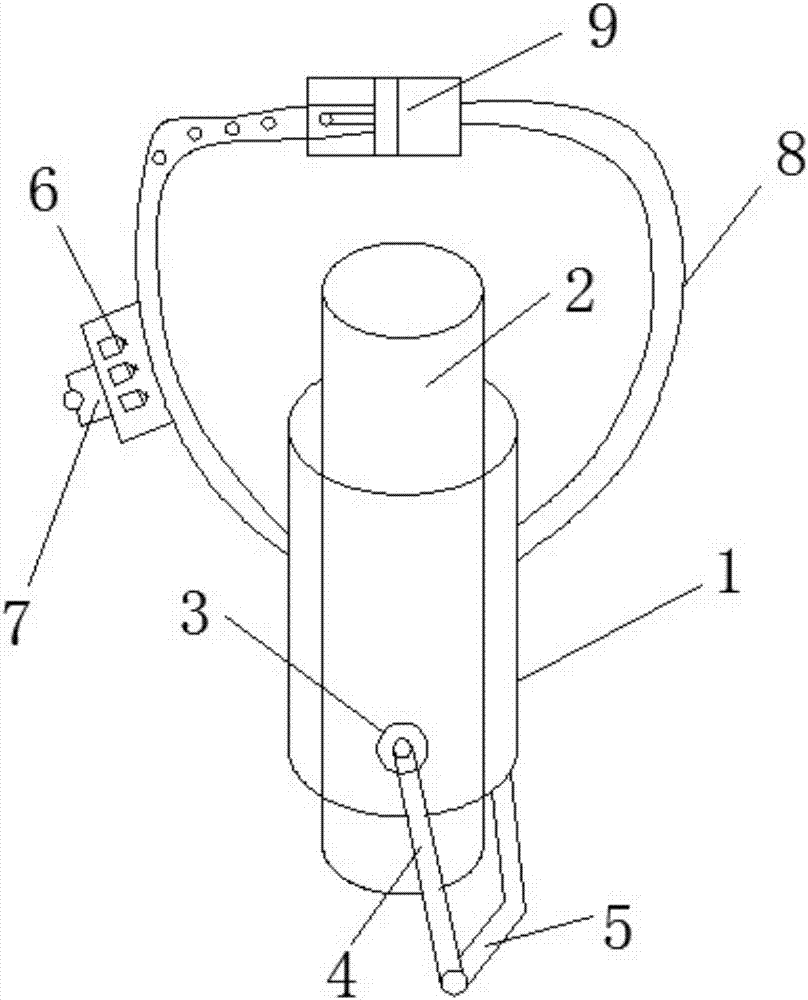 Shoulder joint subluxation shoulder protecting device