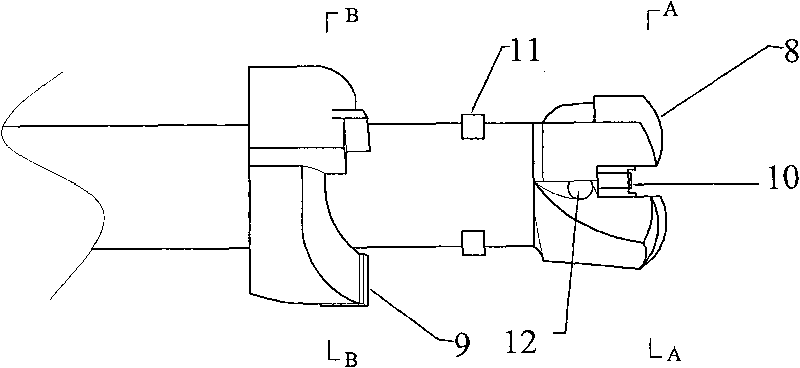 High-pressure water jet system and method for drilling and enlarging holes on coal bed