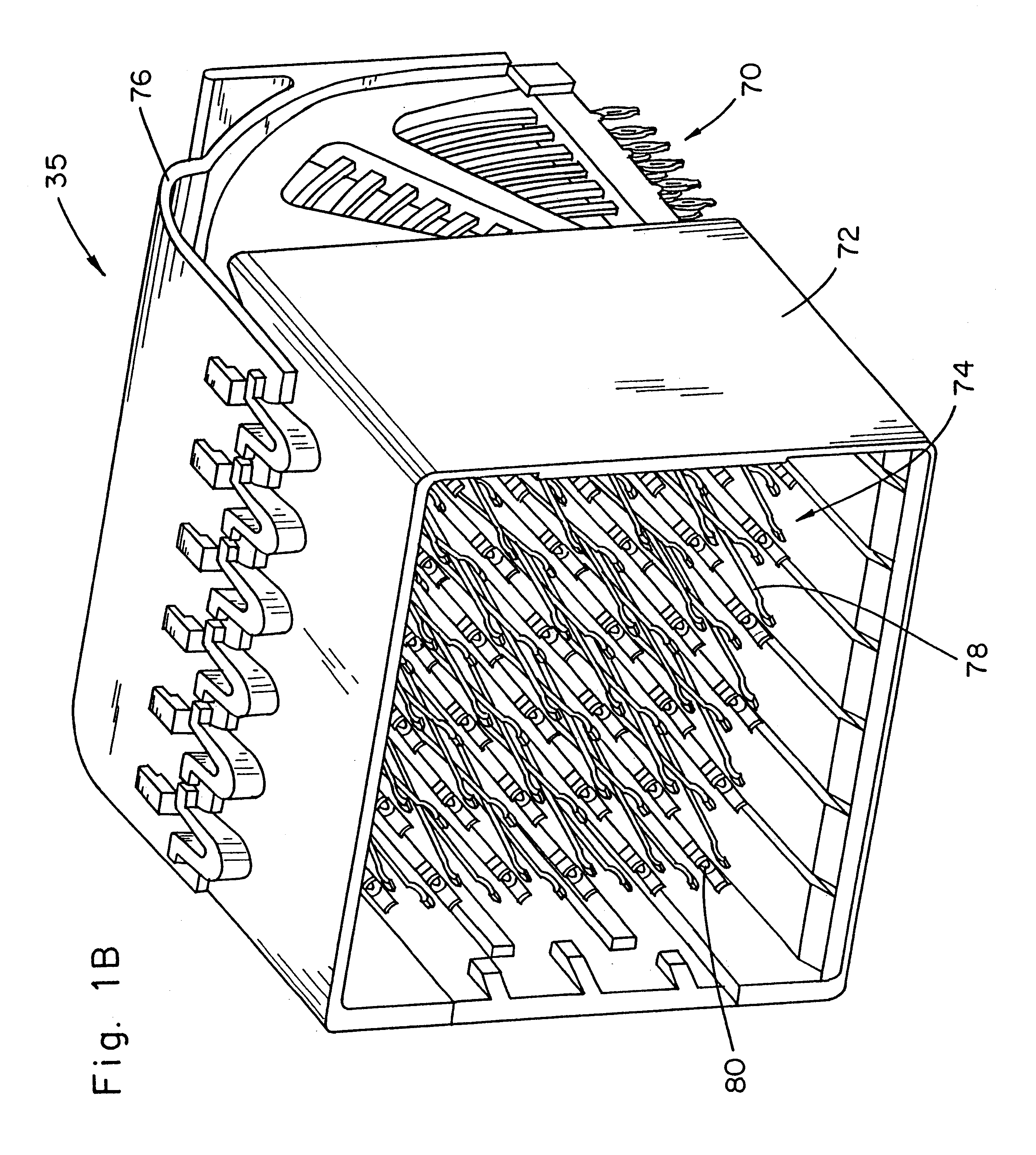 High density electrical interconnect system having enhanced grounding and cross-talk reduction capability