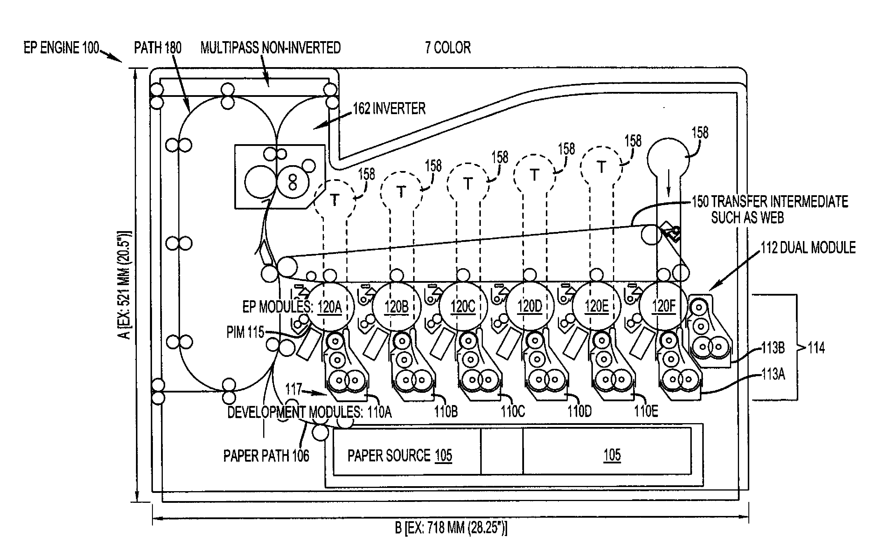 Job error correction in a multicolor electrophotographic print engine