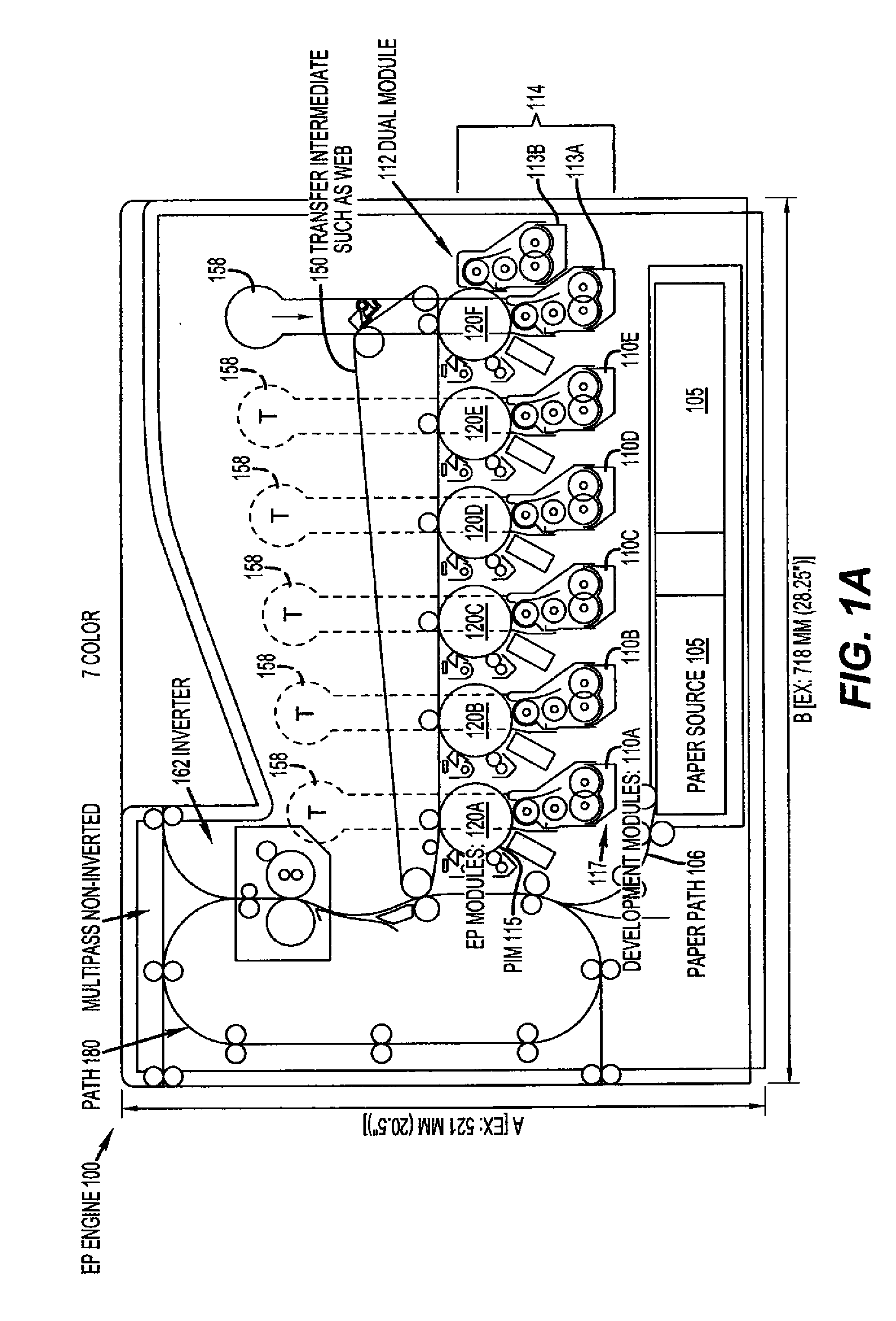 Job error correction in a multicolor electrophotographic print engine