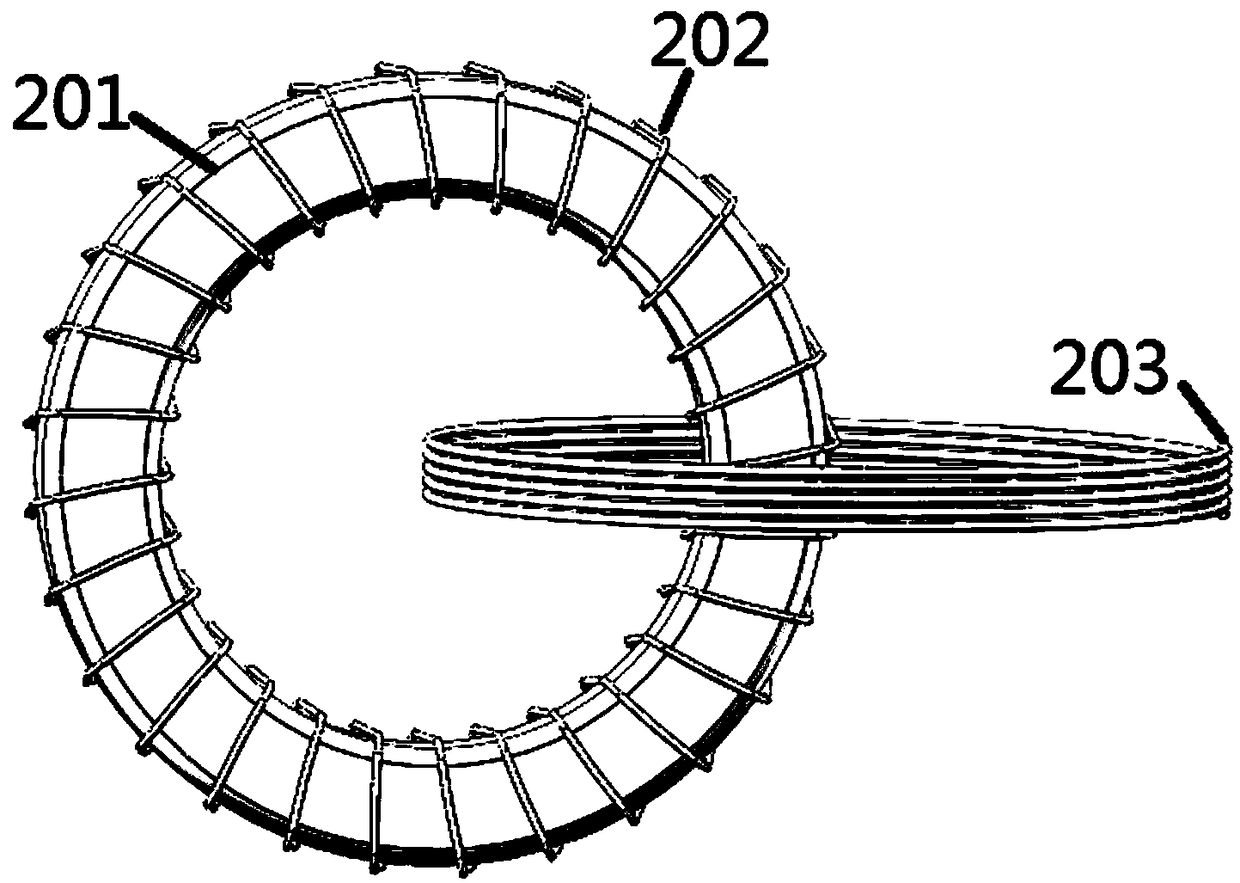 Non-contact type power transmission device capable of canceling electromagnetic force